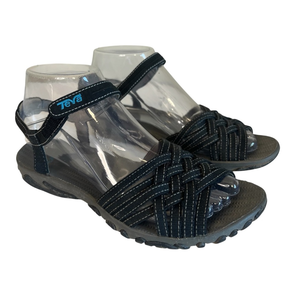 Teva Black Woven Strap Sandals